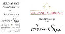 GEWURZTRAMINER VENDANGES TARDIVES 2017 JEAN SIPP